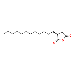 ChemSpider 2D Image | (3S)-3-Dodecyldihydro-2,5-furandione | C16H28O3