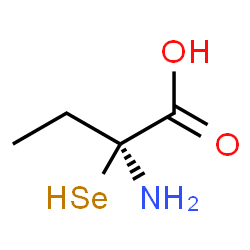 ChemSpider 2D Image | (2S)-2-Amino-2-selanylbutanoic acid | C4H9NO2Se