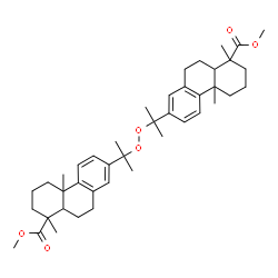 ChemSpider 2D Image | Dimethyl 15,15'-dioxybisabieta-8,11,13-trien-18-oate | C42H58O6