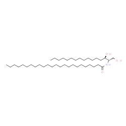 ChemSpider 2D Image | N-[(2S,3R)-1,3-Dihydroxy-2-hexadecanyl]tetracosanamide | C40H81NO3