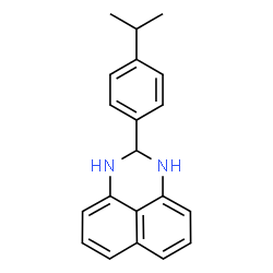 ChemSpider 2D Image | 2-(4-Isopropylphenyl)-2,3-dihydro-1H-perimidine | C20H20N2