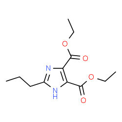 ChemSpider 2D Image | diethyl 2-propyl-1,3-dihydroimidazole-4,5-dicarboxylate | C12H19N2O4