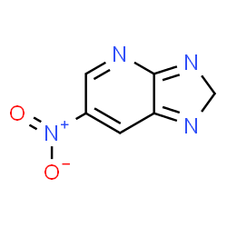 ChemSpider 2D Image | 6-nitro-2,3-dihydroimidazo[4,5-b]pyridine | C6H5N4O2