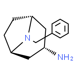 ChemSpider 2D Image | (1R,5R)-8-Benzyl-8-azabicyclo[3.2.1]octan-3-amine | C14H20N2