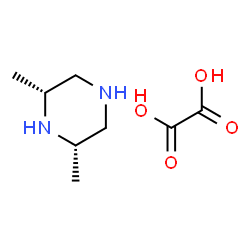 ChemSpider 2D Image | (2R,6S)-2,6-Dimethylpiperazine ethanedioate (1:1) | C8H16N2O4