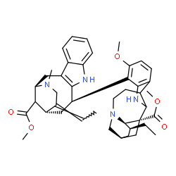 ChemSpider 2D Image | Methyl (2alpha,4alpha,5beta,18beta)-13-methoxy-14-[(3beta,5alpha,19Z)-17-methoxy-17-oxovobasan-3-yl]ibogamine-18-carboxylate | C43H52N4O5