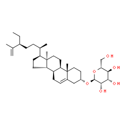 ChemSpider 2D Image | (3beta,9beta,10alpha,17alpha,24S)-Stigmasta-5,25-dien-3-yl alpha-D-mannopyranoside | C35H58O6