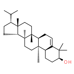 ChemSpider 2D Image | (3R,3aS,5aR,5bS,9S,11aS,11bS,13aS,13bR)-3-Isopropyl-3a,5a,8,8,11b,13a-hexamethyl-2,3,3a,4,5,5a,5b,6,8,9,10,11,11a,11b,12,13,13a,13b-octadecahydro-1H-cyclopenta[a]chrysen-9-ol | C30H50O