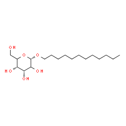 ChemSpider 2D Image | Dodecyl alpha-D-erythro-hexopyranoside | C18H36O6