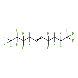 ChemSpider 2D Image | Bis(perfluorobutyl)ethene | C10H2F18
