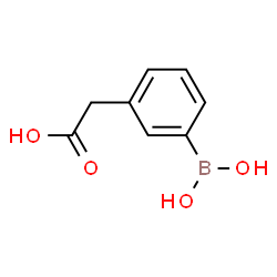 ChemSpider 2D Image | 2-(3-Boronophenyl)acetic acid | C8H9BO4