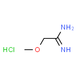 ChemSpider 2D Image | 2-Methoxyacetimidamide hydrochloride | C3H9ClN2O