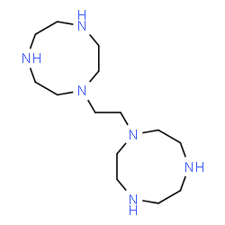 ChemSpider 2D Image | 1,2-bis(1,4,7-triaza-1-cyclononyl)ethane | C14H32N6