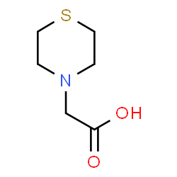 ChemSpider 2D Image | 2-Thiomorpholinoacetic acid | C6H11NO2S