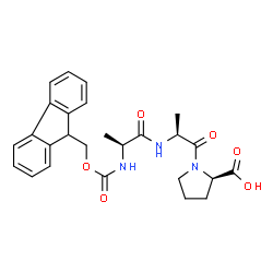 ChemSpider 2D Image | N-[(9H-Fluoren-9-ylmethoxy)carbonyl]-L-alanyl-L-alanyl-D-proline | C26H29N3O6