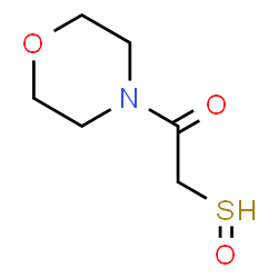 ChemSpider 2D Image | 1-morpholino-2-(oxo-$l^{3}-sulfanyl)ethanone | C6H10NO3S