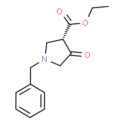 ChemSpider 2D Image | Ethyl (3S)-1-benzyl-4-oxo-3-pyrrolidinecarboxylate | C14H17NO3