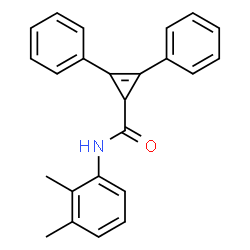 ChemSpider 2D Image | N-(2,3-Dimethylphenyl)-2,3-diphenyl-2-cyclopropene-1-carboxamide | C24H21NO