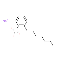 ChemSpider 2D Image | Sodium 2-octylbenzenesulfonate | C14H21NaO3S
