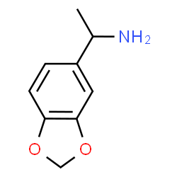 ChemSpider 2D Image | 1-(1,3-Benzodioxol-5-yl)ethanamine | C9H11NO2