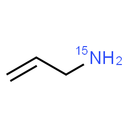 ChemSpider 2D Image | 2-Propen-1-(~15~N)amine | C3H715N
