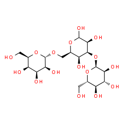 ChemSpider 2D Image | alpha-L-Glucopyranosyl-(1->3)-[alpha-D-talopyranosyl-(1->6)]-D-talopyranose | C18H32O16