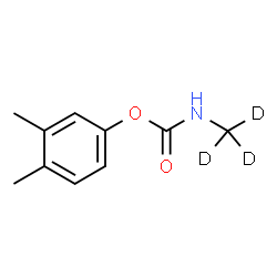 ChemSpider 2D Image | 3,4-Dimethylphenyl (~2~H_3_)methylcarbamate | C10H10D3NO2