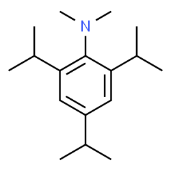 ChemSpider 2D Image | 2,4,6-Triisopropyl-N,N-dimethylaniline | C17H29N