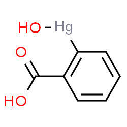 ChemSpider 2D Image | (2-Carboxyphenyl)(hydroxy)mercury | C7H6HgO3