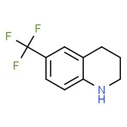 ChemSpider 2D Image | 6-(Trifluoromethyl)-1,2,3,4-tetrahydroquinoline | C10H10F3N
