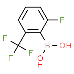 ChemSpider 2D Image | 2-fluoro-6-(trifluoromethyl)phenylboronic acid | C7H5BF4O2