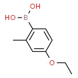 ChemSpider 2D Image | 4-Ethoxy-2-methylphenylboronic acid | C9H13BO3