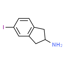 ChemSpider 2D Image | 2-Amino-5-iodoindane | C9H10IN