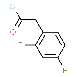 ChemSpider 2D Image | 2,4-Difluorophenylacetyl chloride | C8H5ClF2O
