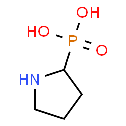 ChemSpider 2D Image | 2-Pyrrolidinylphosphonic acid | C4H10NO3P