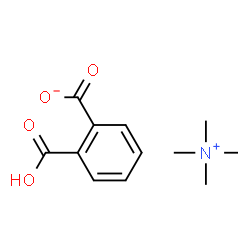 ChemSpider 2D Image | Tetramethylammonium hydrogenphthalate | C12H17NO4