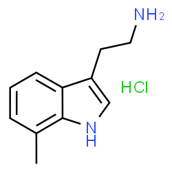 ChemSpider 2D Image | 7-Methyltryptamine hydrochloride | C11H15ClN2