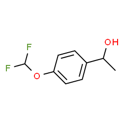 ChemSpider 2D Image | 1-[4-(Difluoromethoxy)phenyl]ethanol | C9H10F2O2