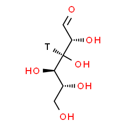 ChemSpider 2D Image | D-(C~3~-~3~H)Allose | C6H11TO6