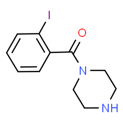 ChemSpider 2D Image | 1-(2-iodobenzoyl)piperazine | C11H13IN2O