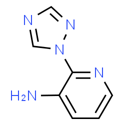 ChemSpider 2D Image | 2-(1H-1,2,4-Triazol-1-yl)-3-pyridinamine | C7H7N5