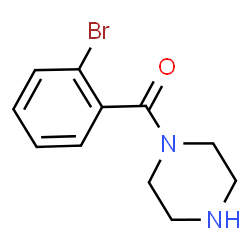 ChemSpider 2D Image | 1-(2-bromobenzoyl)piperazine | C11H13BrN2O