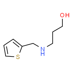ChemSpider 2D Image | 3-[(2-Thienylmethyl)amino]-1-propanol | C8H13NOS