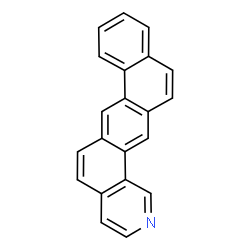 ChemSpider 2D Image | Phenanthro[3,2-h]isoquinoline | C21H13N
