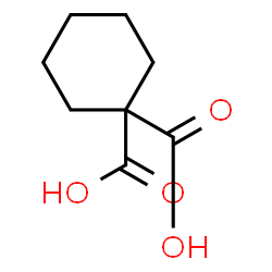 ChemSpider 2D Image | 1,1-Cyclohexanedicarboxylic acid | C8H12O4
