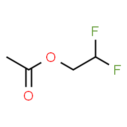 ChemSpider 2D Image | 2,2-Difluoroethyl acetate | C4H6F2O2