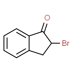 ChemSpider 2D Image | 2-Bromo-1-indanone | C9H7BrO