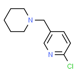 ChemSpider 2D Image | 2-Chloro-5-(1-piperidinylmethyl)pyridine | C11H15ClN2