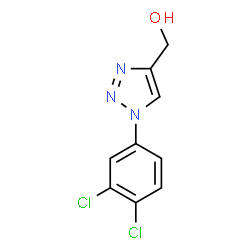 ChemSpider 2D Image | [1-(3,4-Dichlorophenyl)-1H-1,2,3-triazol-4-yl]methanol | C9H7Cl2N3O