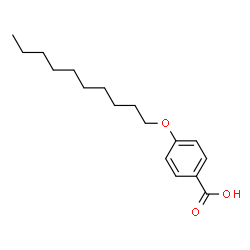ChemSpider 2D Image | p-Decyloxybenzoic Acid | C17H26O3